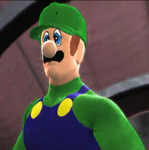 Luigi depicted using WWE '13