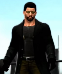 Adam Jensen depicted using WWE 2K14