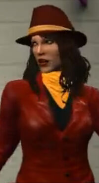 Carmen Sandiego depicted using WWE '13