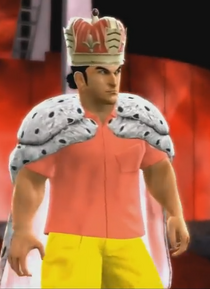 Vegeta depicted using WWE 2K14