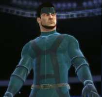 Solid Snake depicted using WWE '13