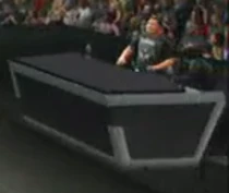 Table-san depicted using WWE '13