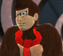 Donkey Kong depicted using WWE 2K14