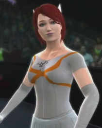 Princess Elise depicted using WWE 2K14