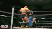 Gabe breaking the ring with Nappa again.