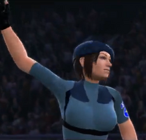 Jill Valentine depicted using WWE '13