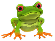 Frogger as he appears in Frogger: Hyper Arcade Edition