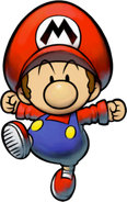 Baby Mario as he appears in Mario & Luigi: Partners in Time