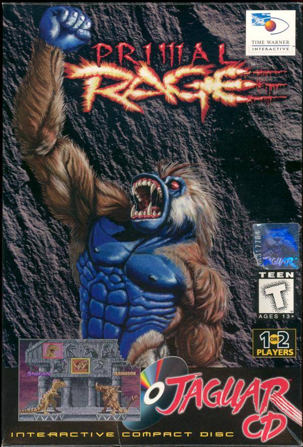 動作品+廃盤品 TIME WARNER INTERACTIVE PS PRIMAL RAGE タイム