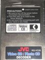 JVC Video CD/Photo CD Card