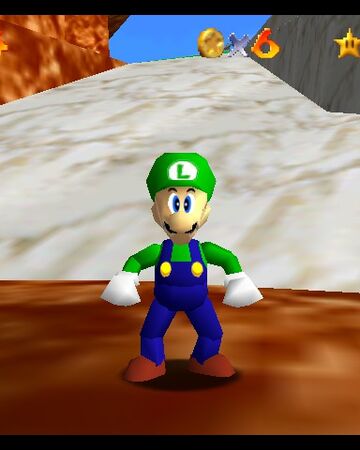 Luigi In Super Mario 64 Video Game Hoaxes Wiki Fandom - super roblox 64 rom hack