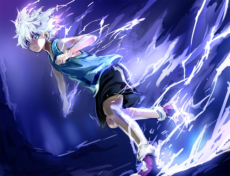 Killua Zoldyck Video Game Fan Wiki Fandom This hd wallpaper is about anime, hunter x hunter, killua zoldyck, lightning, original wallpaper dimensions is 3000x1687px, file size is 552.37kb. killua zoldyck video game fan wiki