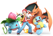 Pokemon Trainer (Squirtle, Ivysaur, and Charizard)