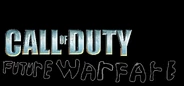 The fan non-fiction Call of Duty Future Warfare logo with the words "Future Warfare" done in a paint outline.
