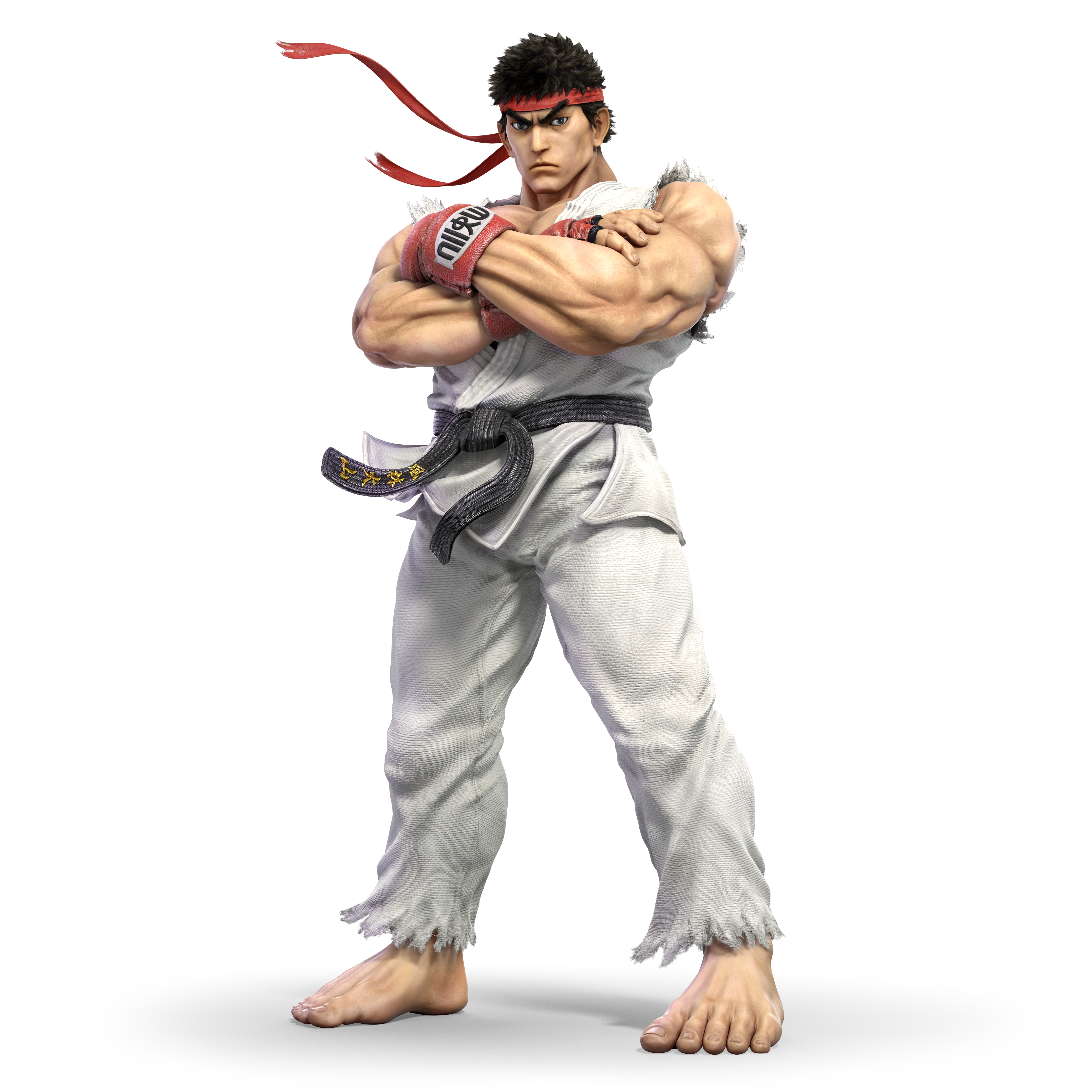 video game characters, Ryu (Street Fighter), short hair, brunette