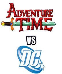 Adventure Time vs DC Logo