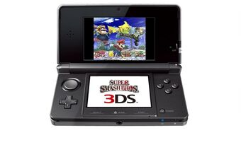 super smash bros 3ds console