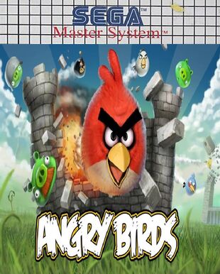 Angry Birds SEGA Master System Cover