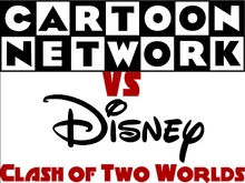 Cartoon Network vs Disney Clash of Two Worlds Logo