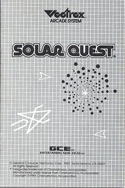 Vectrex Solar Quest instructions