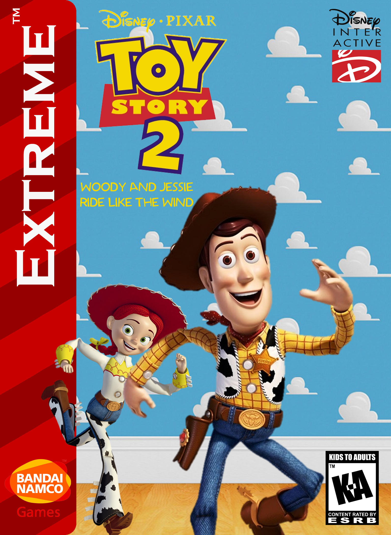 toy story 2 jessie and woody fight