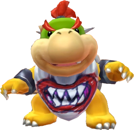 baby bowser face