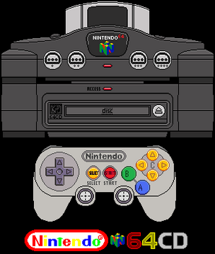 Nintendo 64 sales disc drive