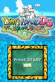 Yoshis Island DS Title Screen