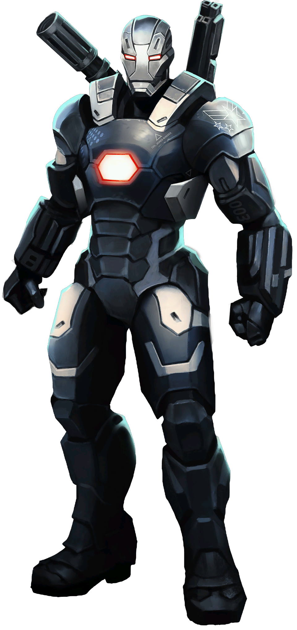 Superhero war machine top