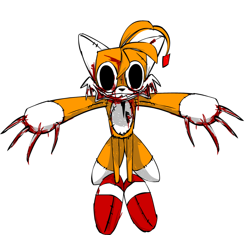 Tails Doll Soulless Dx Sticker - Tails Doll Soulless DX Soulless
