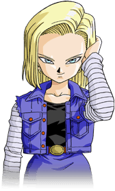 Androide 18 Numero 18 Sticker - Androide 18 Numero 18 Dragon ball z -  Discover & Share GIFs