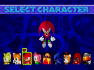 Sonic R - Character Select