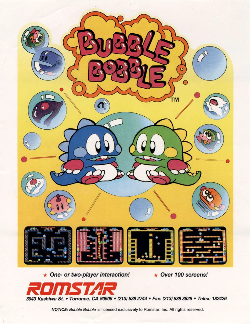Bubble Bobble (juego) Wikijuegos Fandom