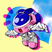 En el diseño moderno de WinBee, esta tiene forma esférica con brazos y pies.