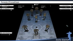 Speedball 2 - Tournament presenta numerosas opciones para personalizar al equipo.