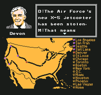 Selección de niveles en Knight Rider (NES)