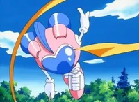 WinBee usando la cinta olímpica en el anime de TwinBee.