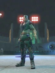 Diseño de jugador de Speedball Arena.