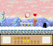 En cada etapa Kirby debe completar una misión para recibir una Estrella-Corazón.