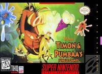 Timon & Pumbaa's Jungle Games portada SNES