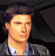 Michael Knight, tal como aparece en  y 