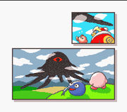 Una nube oscura invade y contamina el planeta PopStar. Kirby y sus amigos salen al rescate de su hogar.