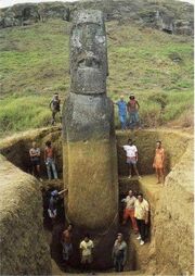 Moai excavacion