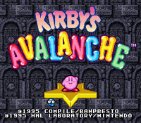 Pantalla de título del juego