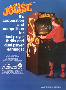 Joust folleto Arcade2