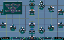 Cada partido se divide en dos tiempos de 90 segundos, con cambio de lado.