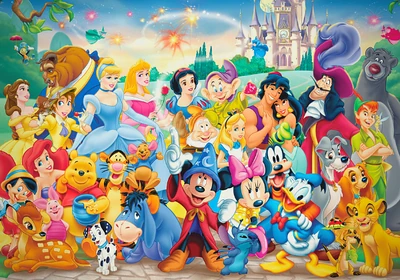 Personajes de Disney.