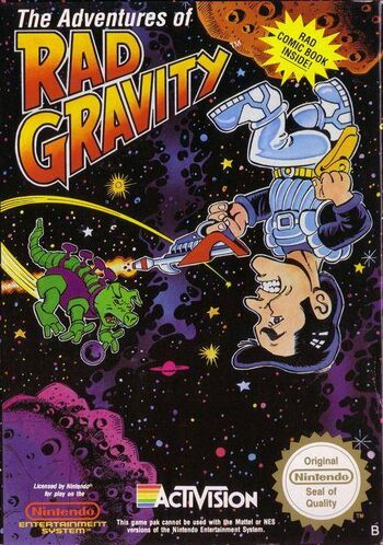 The Adventures of Rad Gravity - Portada