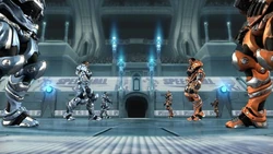 En Speedball, se enfrentan dos equipos de 9 jugadores en un partido de 3 minutos.