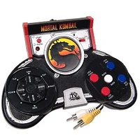 Una videoconsola . La consola, el control y el juego están integrados en un mismo dispositivo.